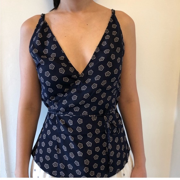 Reformation Tops - Reformation Printed Wrap Tank Top